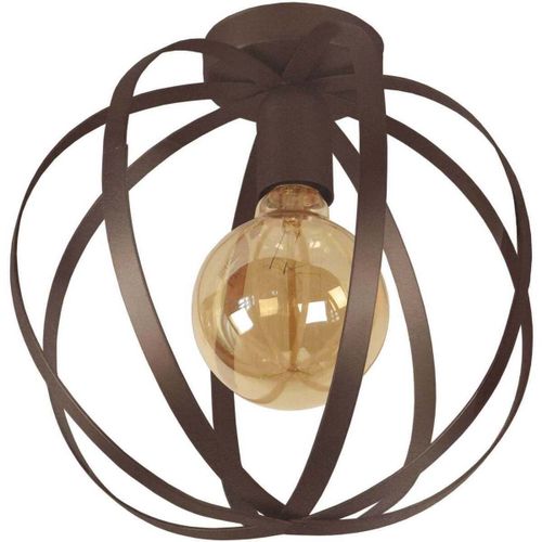 Lustres, suspensions et plafonniers Plafonnier globe métal marron - Tosel - Modalova