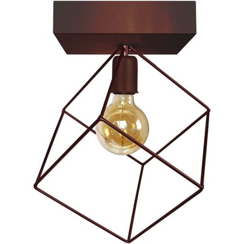 Lustres, suspensions et plafonniers Plafonnier géométrique métal marron - Tosel - Modalova