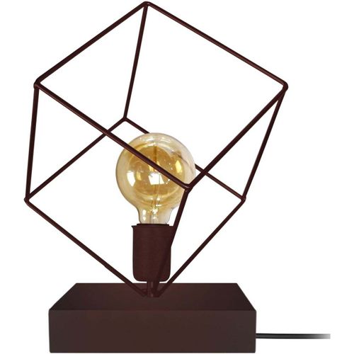 Lampes de bureau Lampe a poser géométrique métal marron - Tosel - Modalova