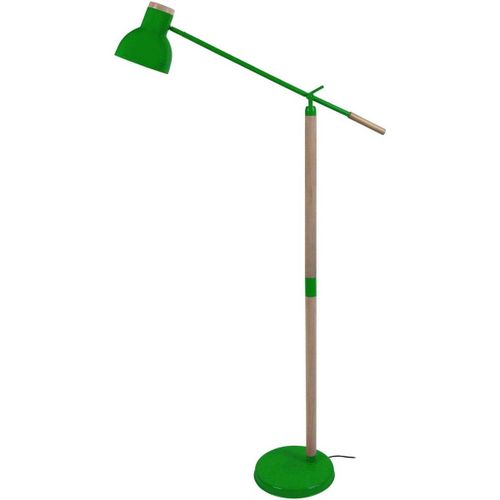 Lampadaires lampadaire liseuse articulé bois naturel et vert - Tosel - Modalova