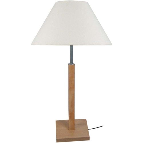 Lampes de bureau Lampe a poser droit bois naturel et écru - Tosel - Modalova