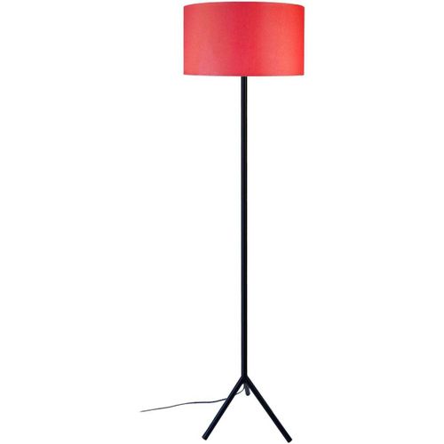 Lampadaires Lampadaire droit métal noir et rouge - Tosel - Modalova