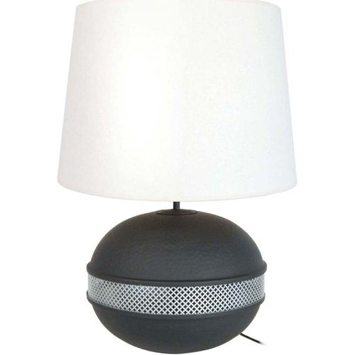 Lampes de bureau Lampe de salon globe métal noir,aluminium et blanc - Tosel - Modalova