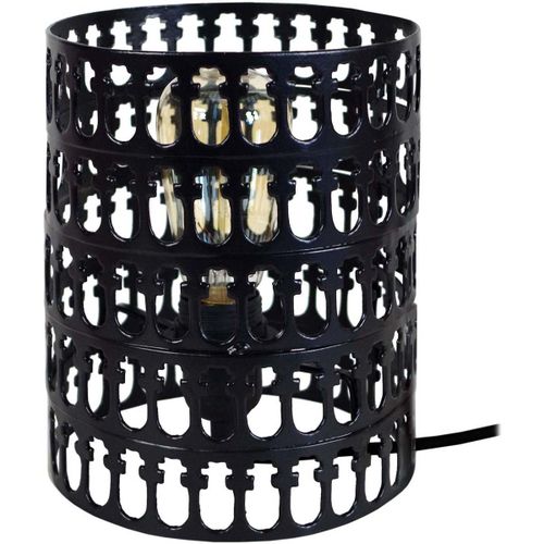 Lampes de bureau Lampe de chevet cylindrique métal noir - Tosel - Modalova