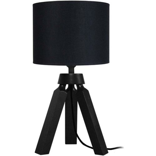 Lampes de bureau Lampe de chevet trépied bois noir - Tosel - Modalova