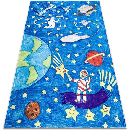 Tapis Tapis lavable BAMBINO 2265 Fusée spatiale pour 120x170 cm - Rugsx - Modalova