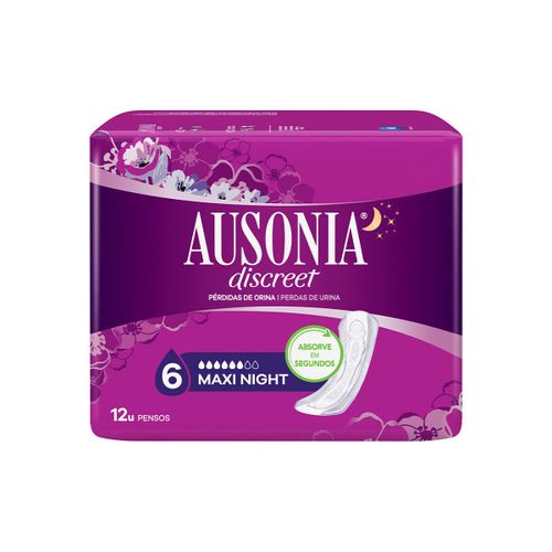 Accessoires corps Serviettes D 39;incontinence Discreet Maxi 12 Unités - Ausonia - Modalova