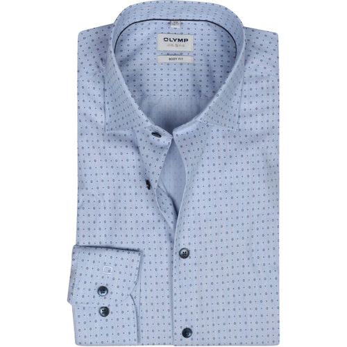Chemise Chemise Level Five Bleu Clair Impression - Olymp - Modalova