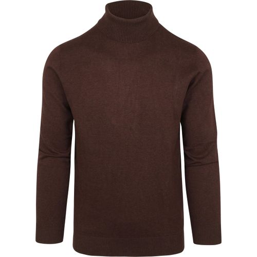 Sweatshirts Pull Cox Col Roulé Marron - Suitable - Modalova