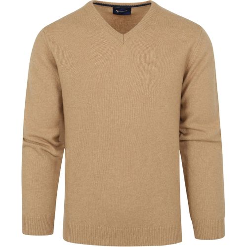 Sweatshirts Pull Laine Col-V Beige - Suitable - Modalova