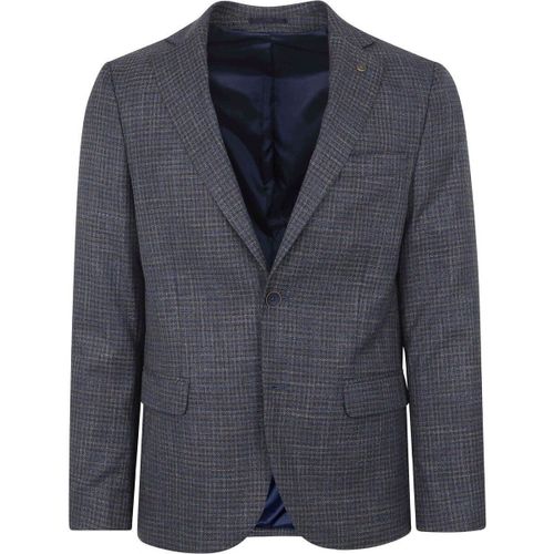 Veste Colbert Marron Bleu Royal - Suitable - Modalova