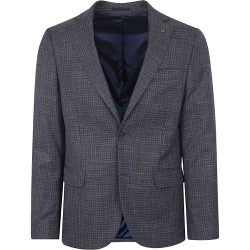 Veste Colbert Marron Bleu Royal - Suitable - Modalova