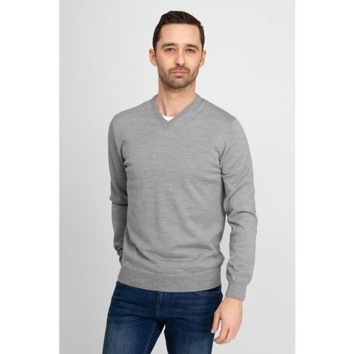 Sweatshirts Pull-over Col-V Laine Gris - Suitable - Modalova