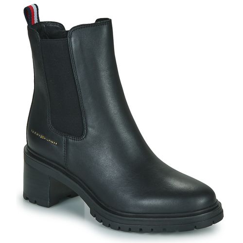 Boots ESSENTIAL MIDHEEL LEATHER BOOTIE - Tommy Hilfiger - Modalova
