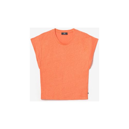 T-shirt Top overs orange corail - Le Temps des Cerises - Modalova