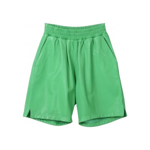 Pantalon Short en cuir Foly Ref 59629 Vert - Oakwood - Modalova