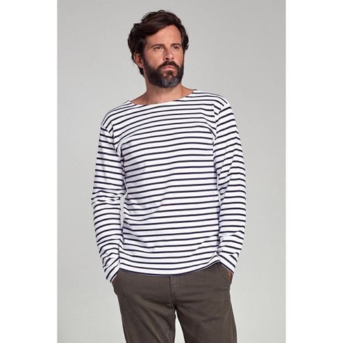 Sweatshirts Pull Rayures Noir Blanche - Armor Lux - Modalova