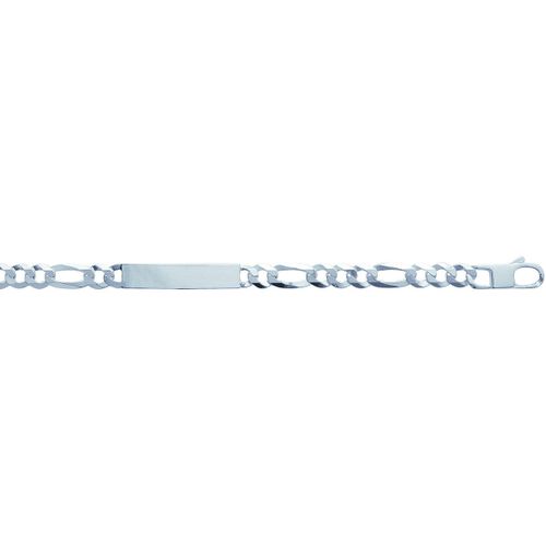 Bracelets Bracelet d'identité maille figaro argent - Brillaxis - Modalova