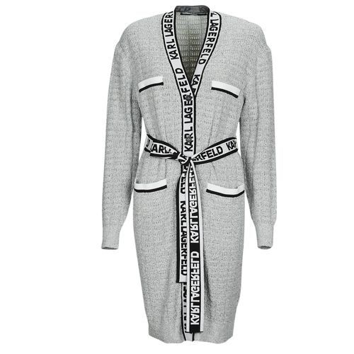 Gilet FEMININE BOUCLE CARDIGAN - Karl Lagerfeld - Modalova