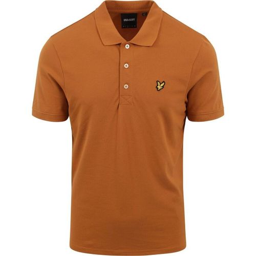 T-shirt Polo Orange Plain - Lyle & Scott - Modalova