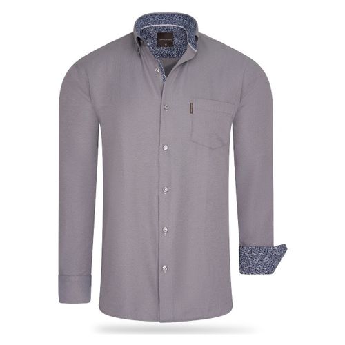 Chemise Regular Fit Overhemd Antraciet - Cappuccino Italia - Modalova