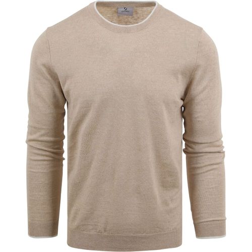 Sweatshirts Pull Johan Col Rond Beige - Suitable - Modalova