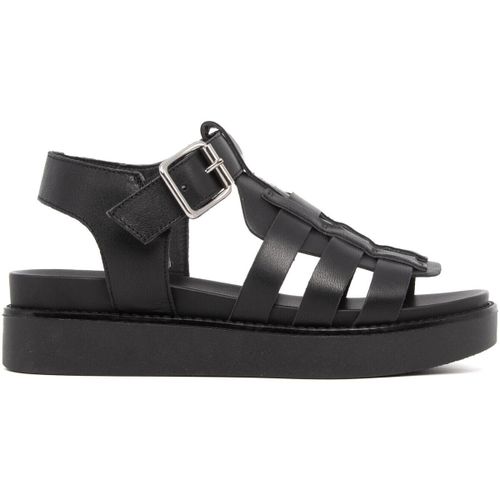 Sandales compensées CRETA-VITELLO-NERO - Argilla - Modalova