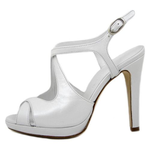 Mules Chaussure de Mariage, Sandales en Satin de Soie-GIULIA040 - Osvaldo Pericoli - Modalova