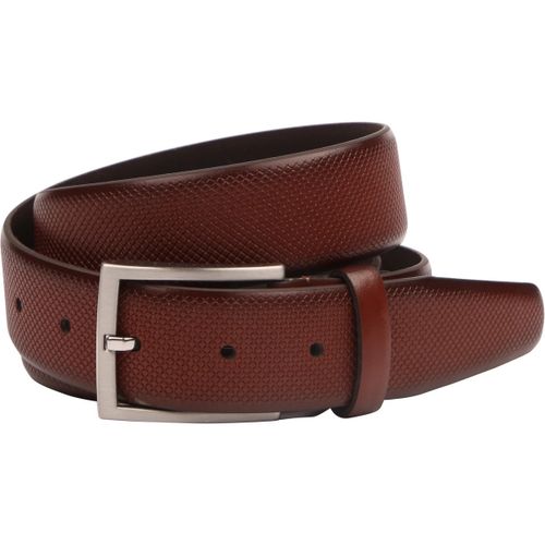 Ceinture Ceinture Structure En Cuir Cognac - Suitable - Modalova