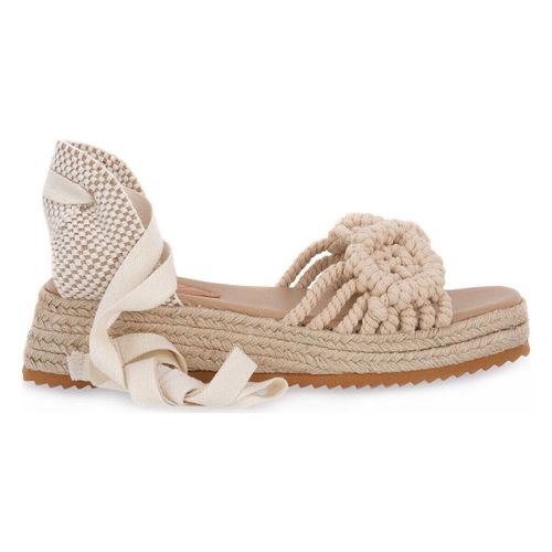Sandales compensées FANCY MACRAME NATURAL - Frau - Modalova