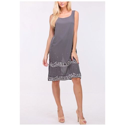 Robe Robe mi-longue F, Gris - Vero Moda - Modalova