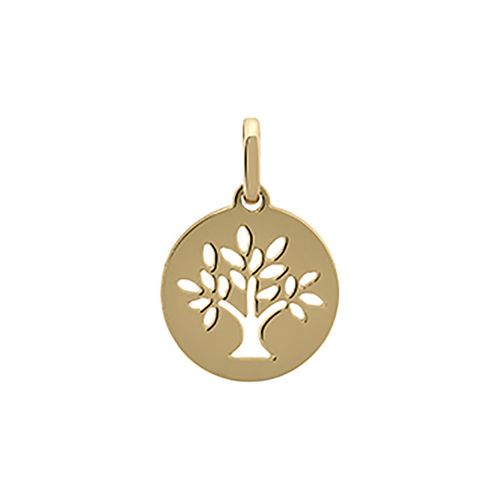 Pendentifs Médaille mini arbre de vie or jaune - Brillaxis - Modalova