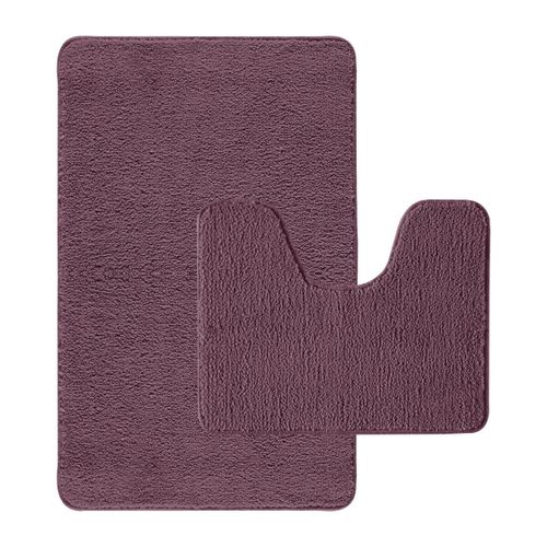 Tapis de bain Lot de 2 tapis de bain polyester 50x80cm + 50x40cm - Guy Levasseur - Modalova