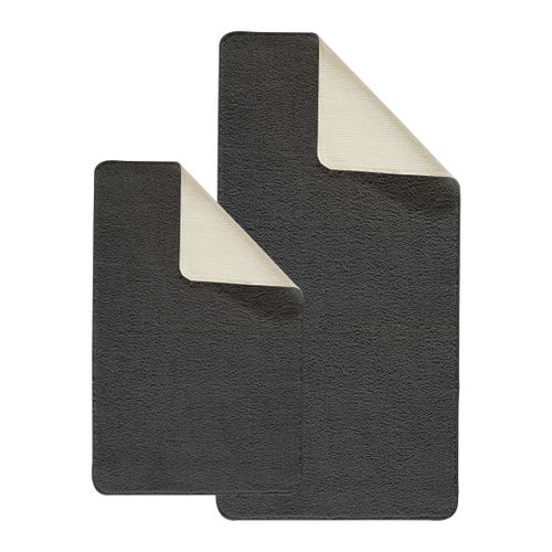 Tapis de bain Lot de 2 tapis de bain polyester 60x120cm + 50x80cm - Guy Levasseur - Modalova