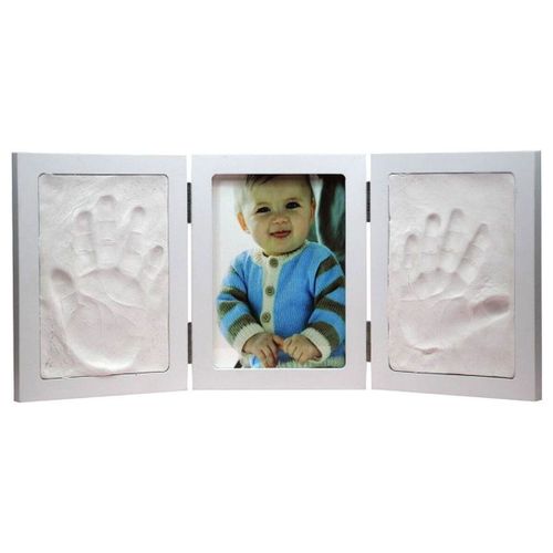 Cadres photo Cadre photo en bois 3 volets avec empreintes Bébé - La Chaise Longue - Modalova