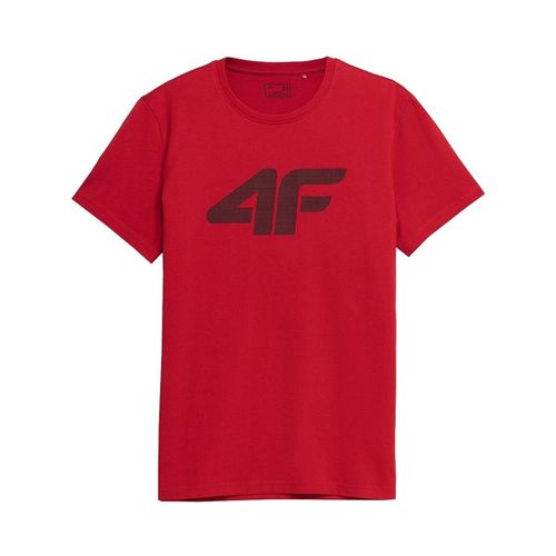 T-shirt 4F SS23TTSHM537CZERWONY - 4F - Modalova