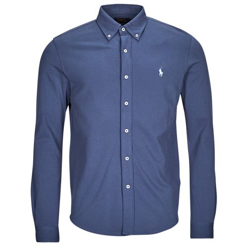 Chemise CHEMISE AJUSTEE COL BOUTONNE EN POLO FEATHERWEIGHT - Polo Ralph Lauren - Modalova