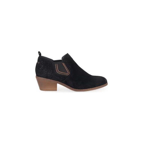 Bottines Bottines chelsea à talons, en cuir daim Noir - Vera Collection - Modalova