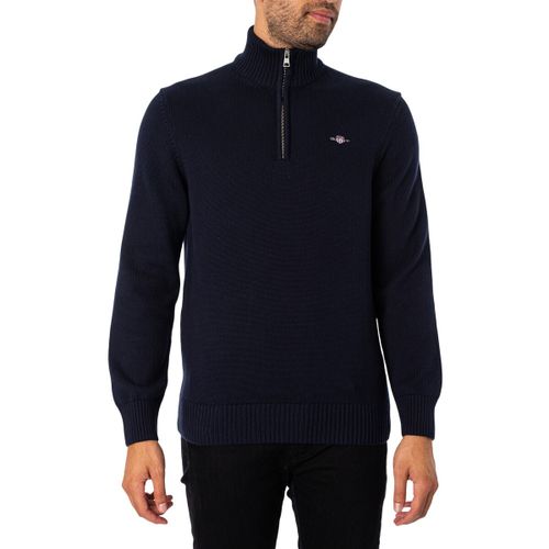 Pull Tricot décontracté à demi-glissière - Gant - Modalova