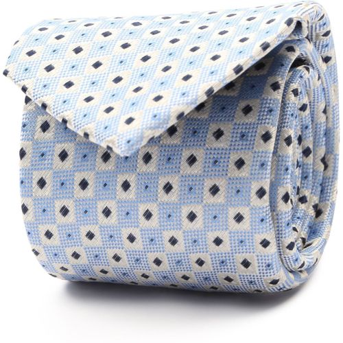 Cravates et accessoires Cravate Soie Blocs Bleu - Suitable - Modalova