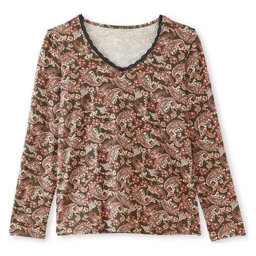 T-shirt by - Tee-shirt fluide manches longues - Daxon - Modalova