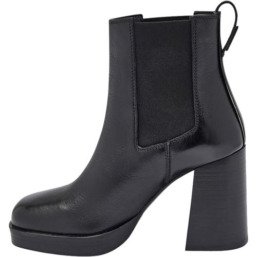 Boots Bottine Cuir à Talon Vanilla - Les Tropéziennes par M Belarbi - Modalova