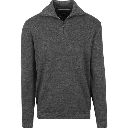 Sweatshirts Half Zip Pull Vert Foncé - Casamoda - Modalova