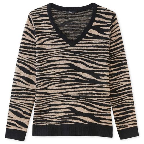 Pull Daxon by - Pull jacquard col V - Daxon - Modalova