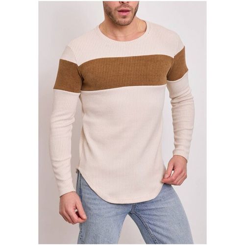 Pull Pull manches longues H, Beige - Kebello - Modalova