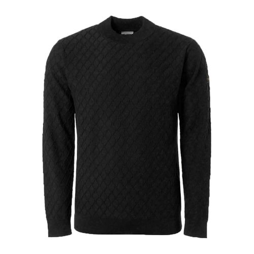 Sweatshirts Pull Jacquard Knitted Noir - No Excess - Modalova