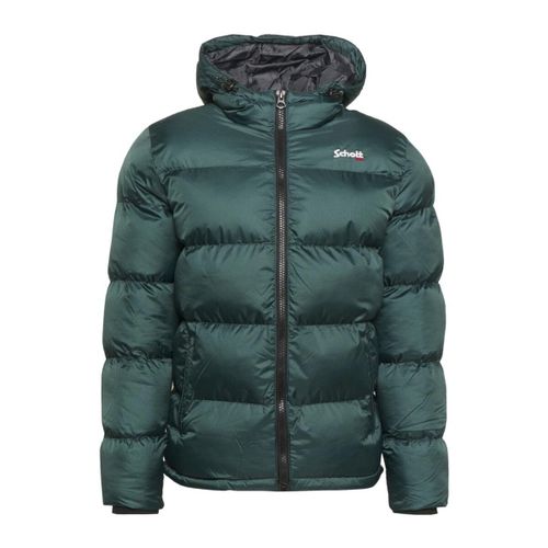 Blouson Doudoune à capuche IDAHO2 ref 55198 Vert foret - Schott - Modalova