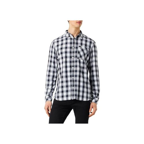 Chemise - Chemise à carreaux - blanche et marine - Kaporal - Modalova