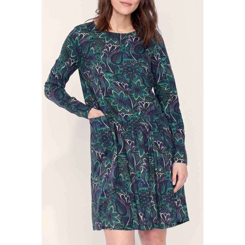 Robe courte Robe imprimée fluide droite Ecovero OKI - La Fiancee Du Mekong - Modalova