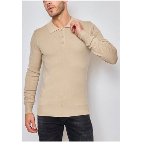 Pull Kebello Pull col polo H, Beige - Kebello - Modalova